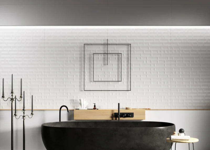 Ambiance Blancos WB 30x90 — Salle de bains — White