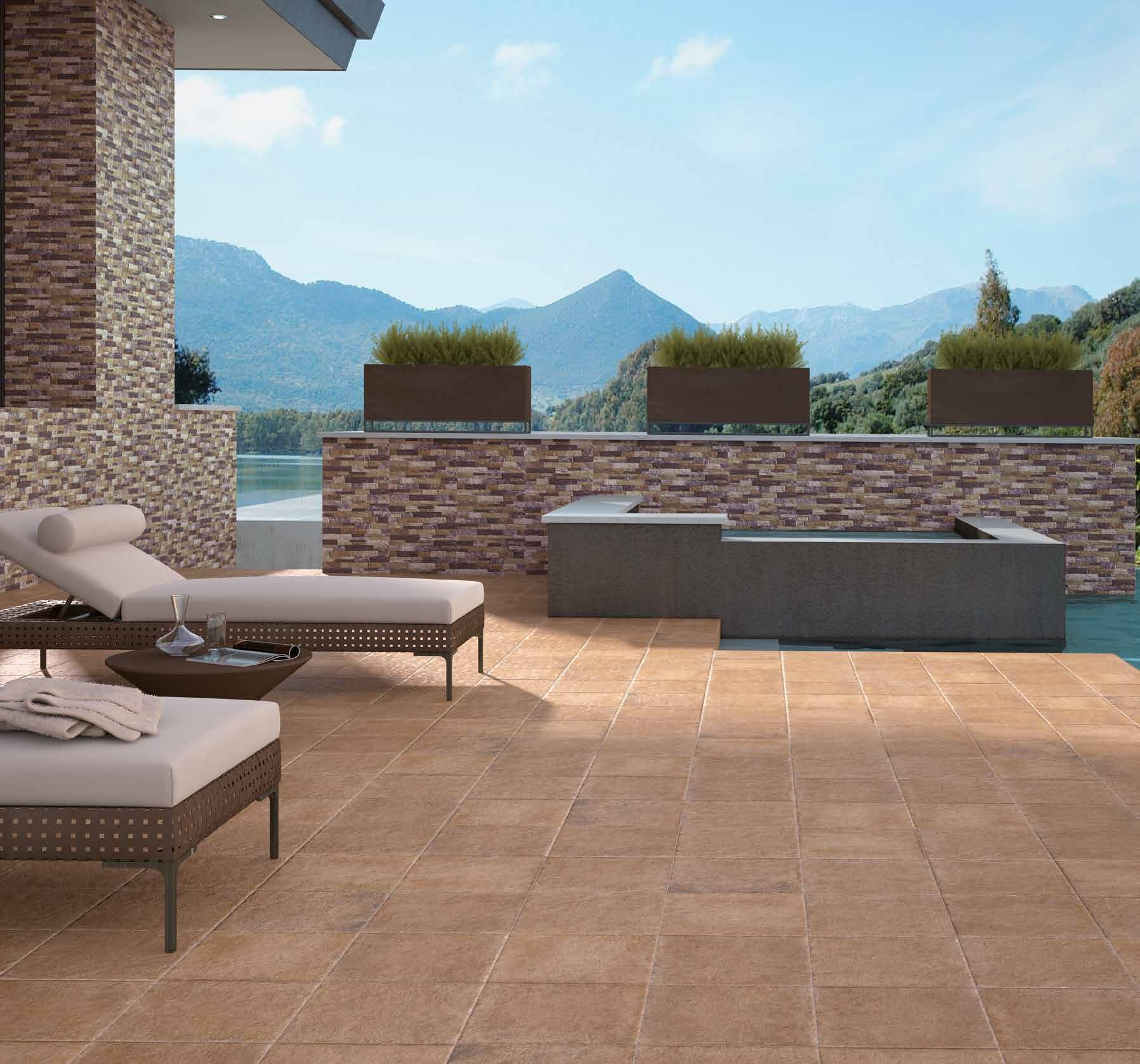 Ambiance de la collection Cartuja — carrelage en grès