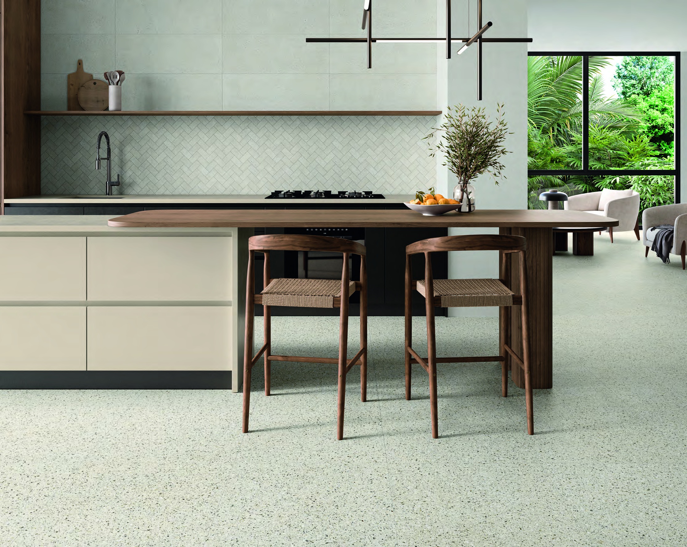 Ambiance de la collection Compact — carrelage