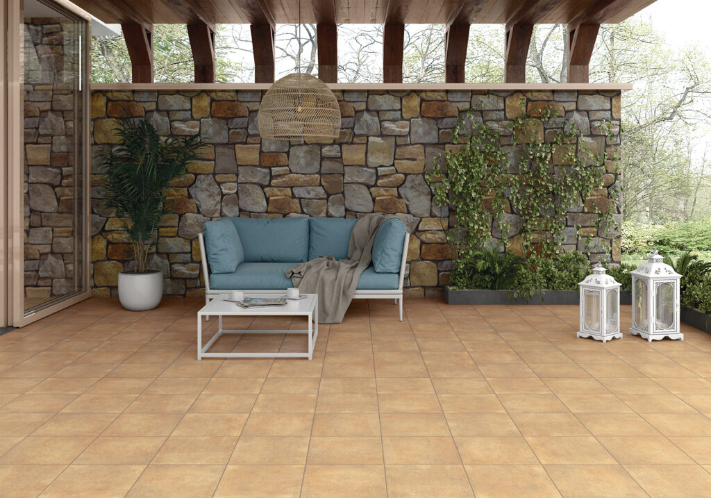 Ambiance de la collection Cotto — grès cérame Villa Ceramica