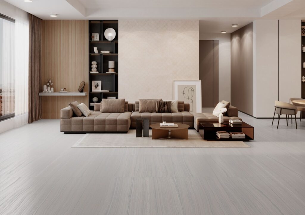 Ambiance de la collection Marches Albani — finition arrondie ou avec onglet Cristacer