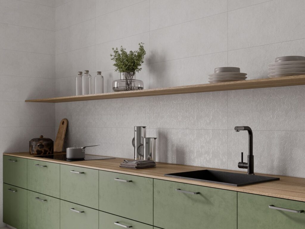 Ambiance de la collection Arbia Natura — décor mural Cristacer
