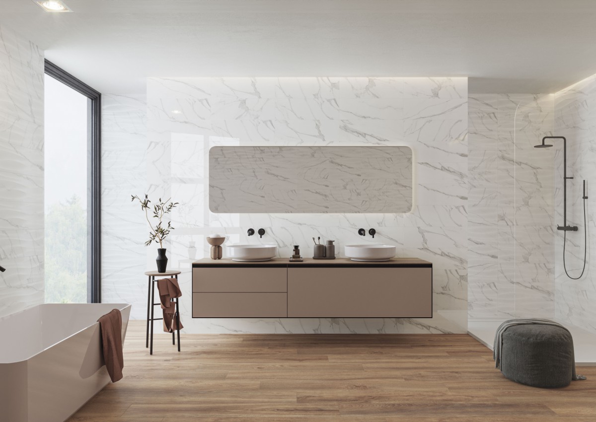 Ártico Ondas — décor mural Cristacer