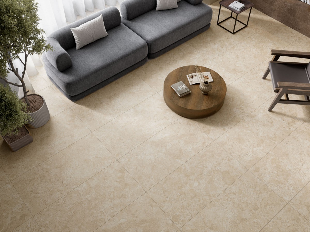 Coral Stone — grès cérame effet pierre Cristacer
