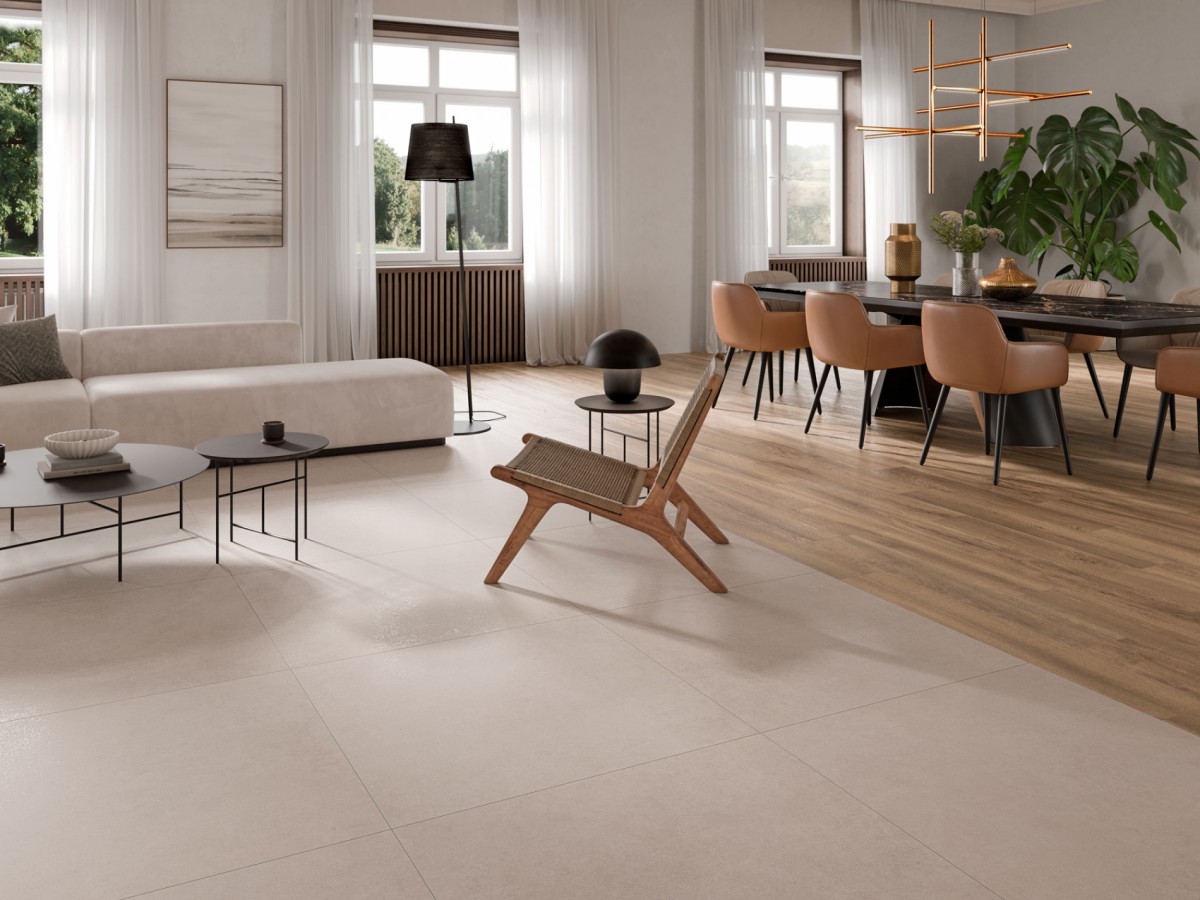 Ambiance fabricant — Harden — grès cérame effet pierre Cristacer