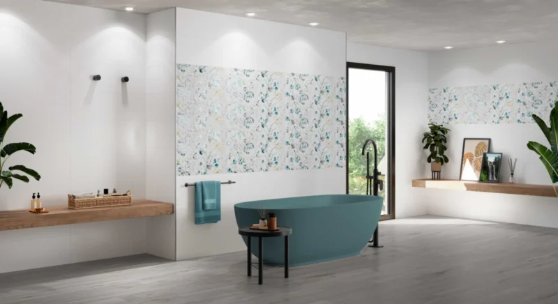 Ambiance Blancos WB 30x90 — Salle de bains — White