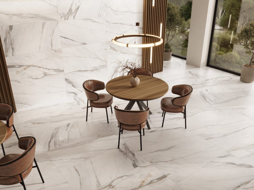 Ambiance de la collection Bronzatta Chisel — décor mural Cristacer