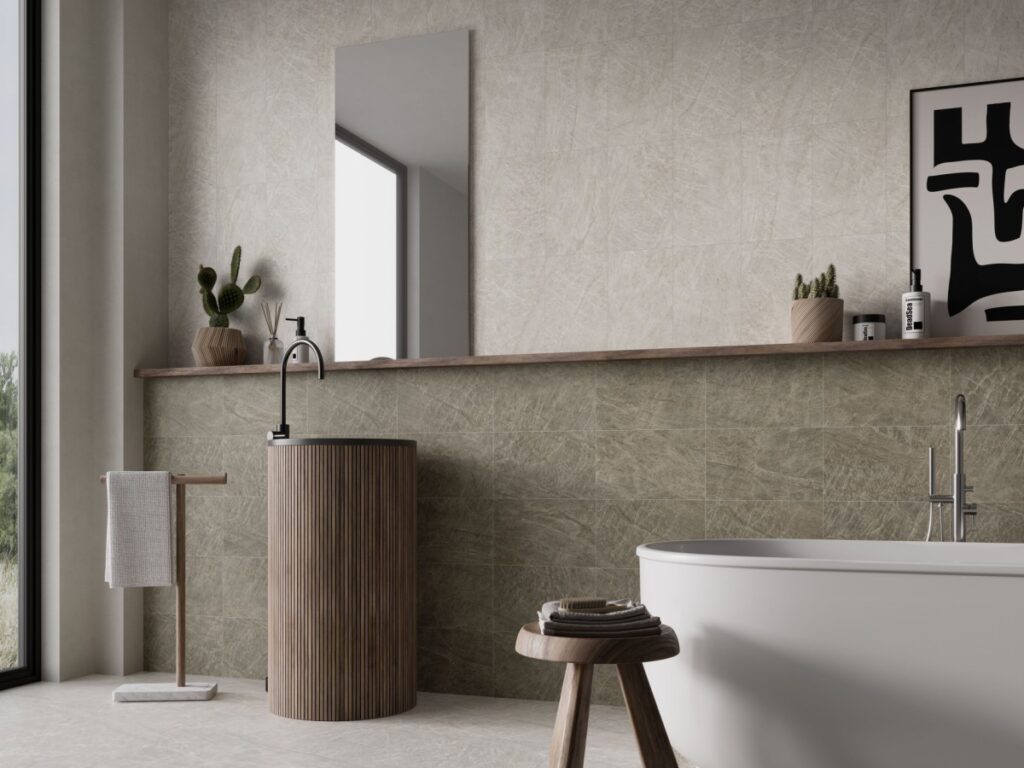 Ambiance de la collection Sitara 25X40 — revêtement mural Cristacer