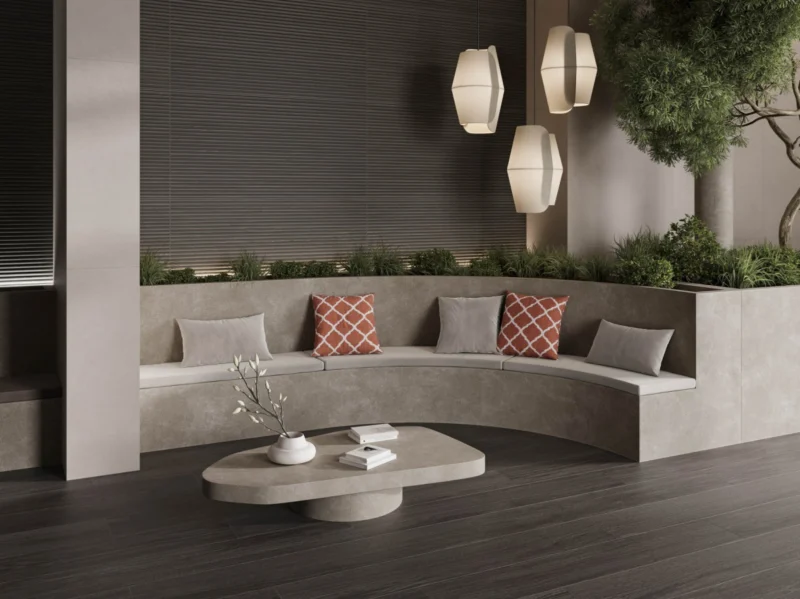 Ambiance Woodlay — Pièce de vie — Black