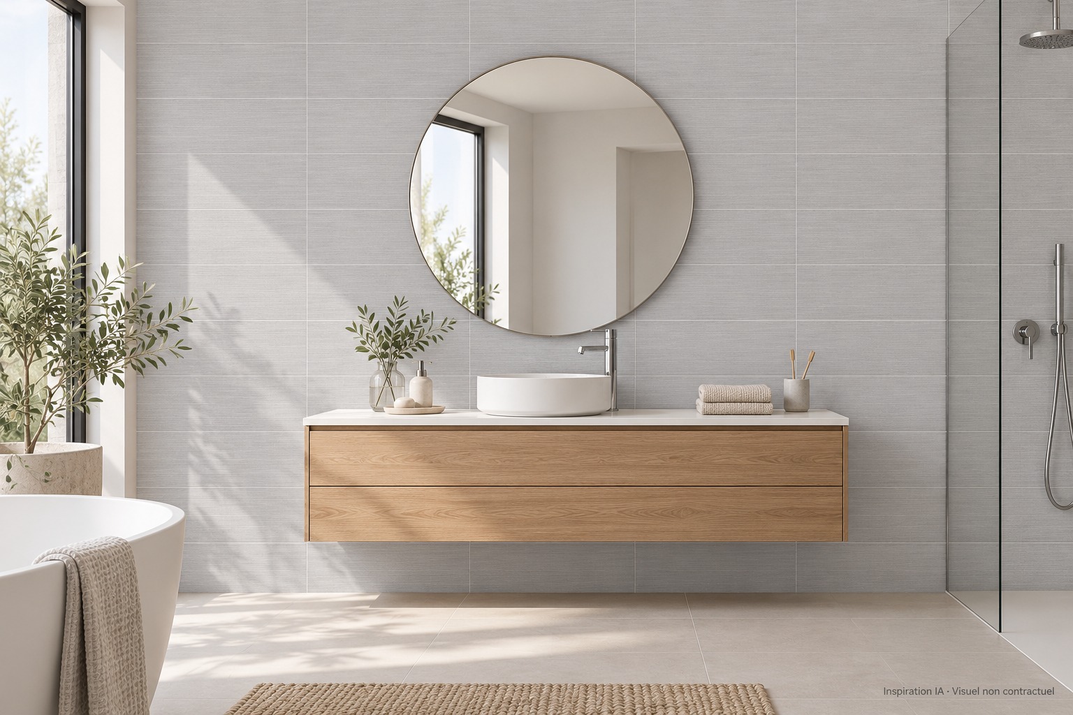 Ambiance de la collection Dolce — revêtement mural Cristacer