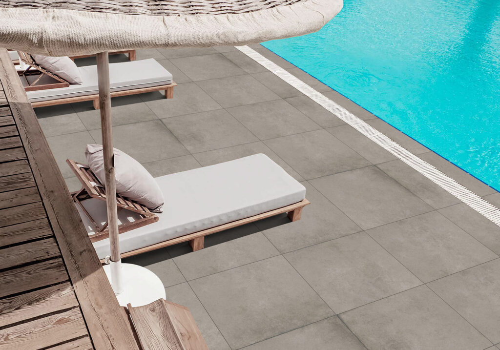 Ambiance de la collection Fobos — grès cérame Villa Ceramica