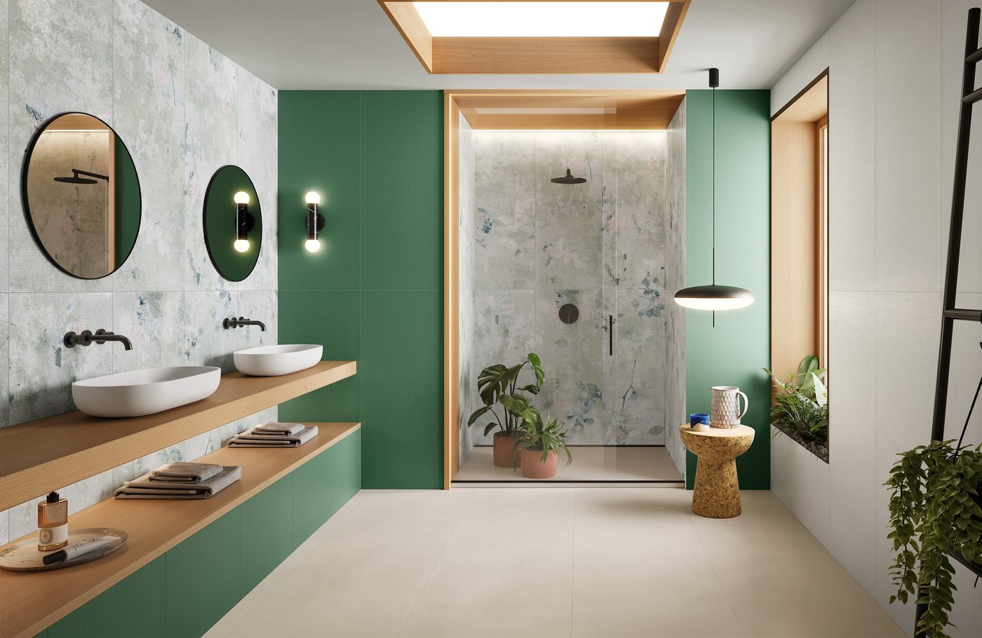 Ambiance de la collection Lilysuite — carrelage mural
