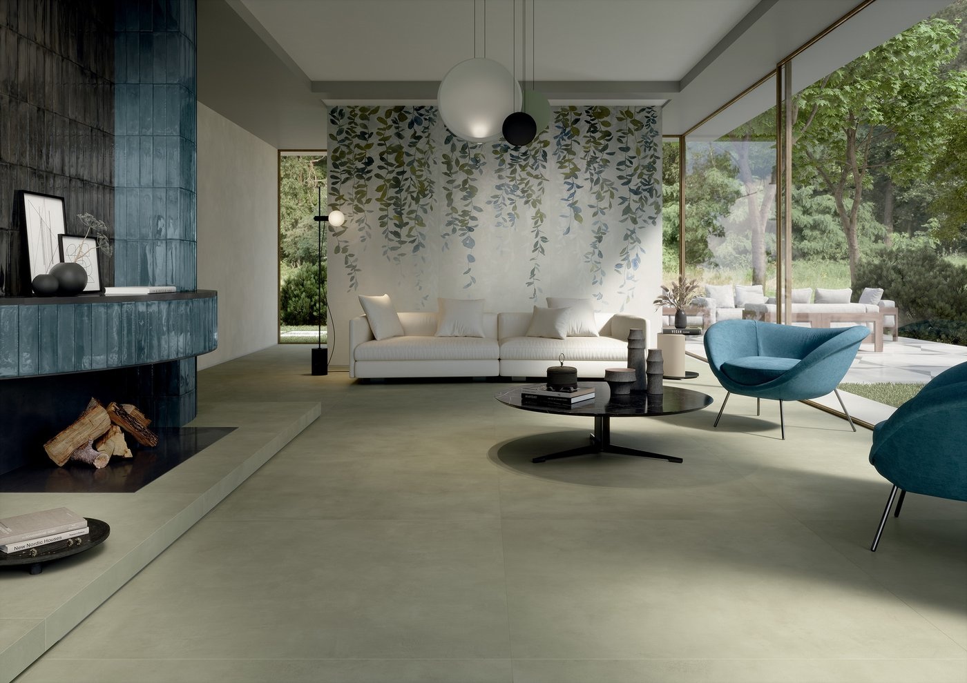Ambiance de la collection Multiforme — carrelage mural