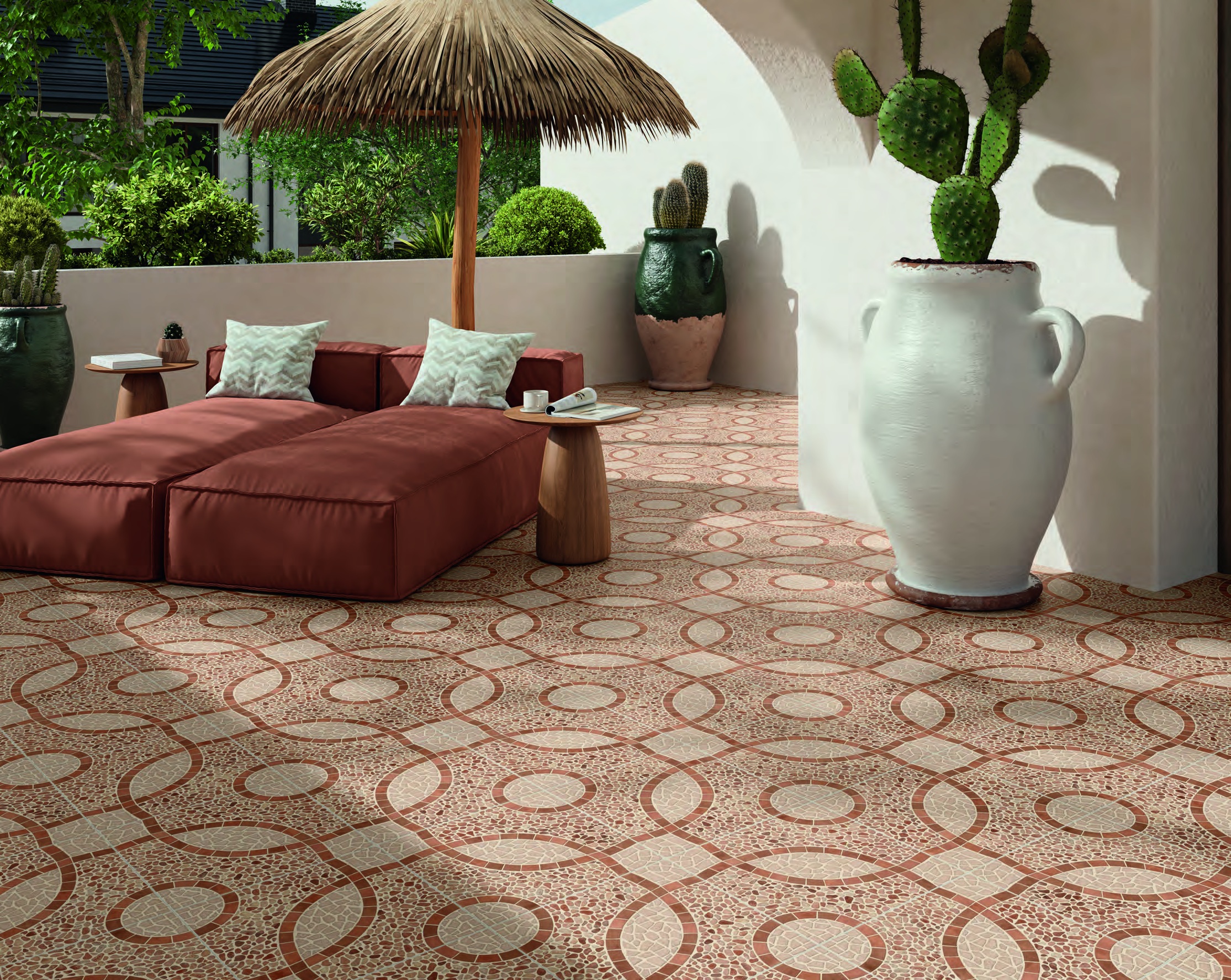 Ambiance de la collection Nagua — carrelage en grès