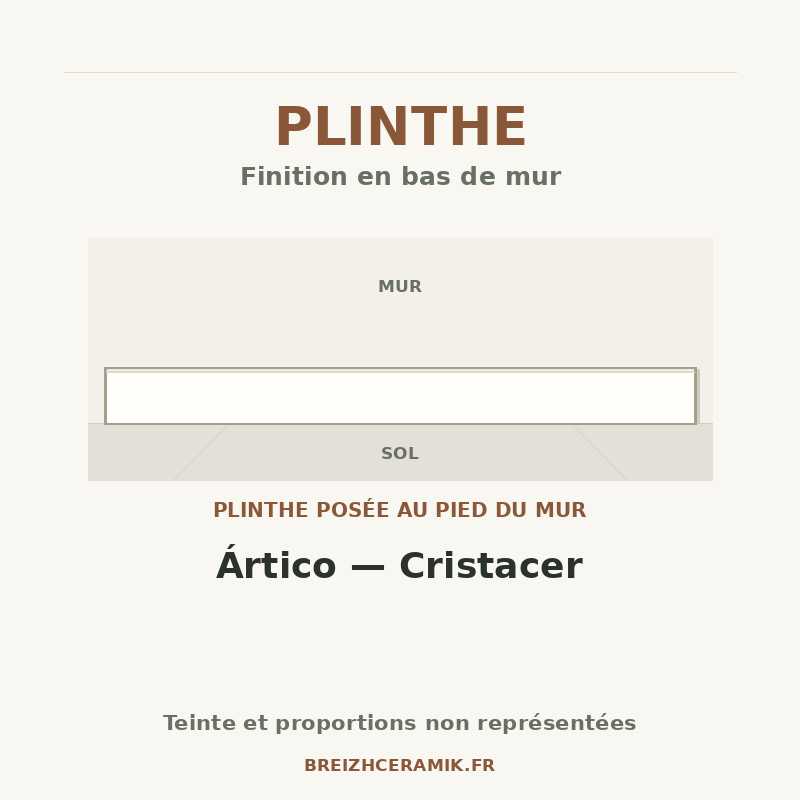 Plinthe — Plinthe Ártico — Cristacer — schéma générique