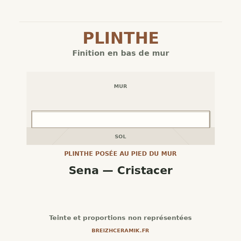 Plinthe — Plinthe Sena — Cristacer — schéma générique