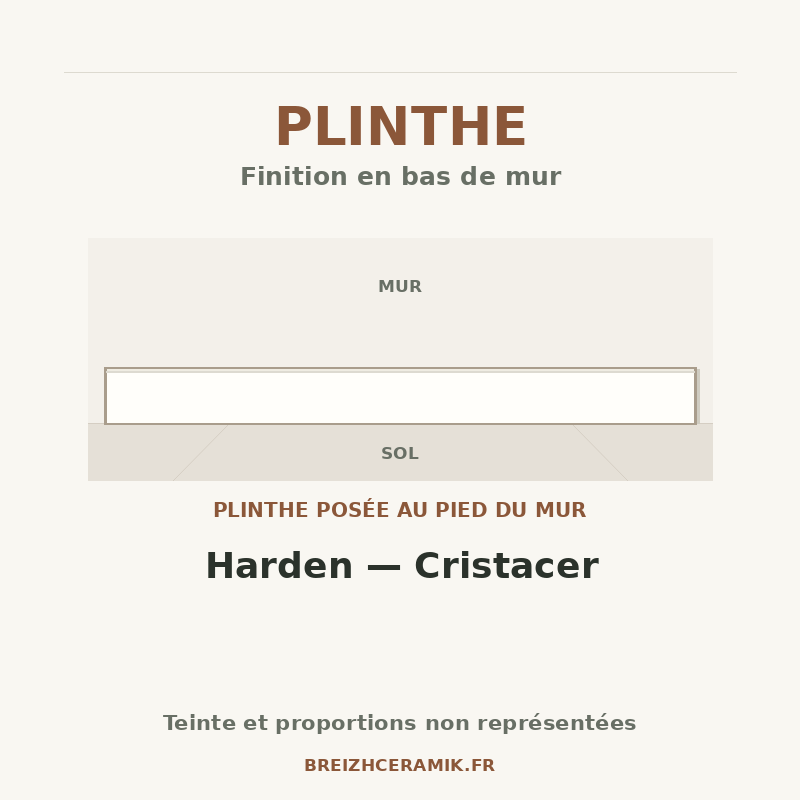 Plinthe — Plinthe Harden — Cristacer — schéma générique
