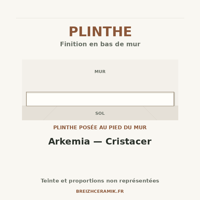 Plinthe — Plinthe Arkemia — Cristacer — schéma générique