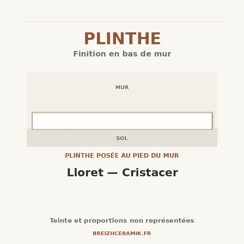 Plinthe — Plinthe Lloret — Cristacer — schéma générique