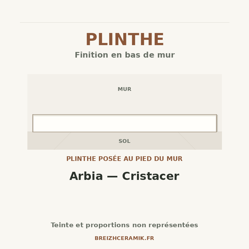 Plinthe — Plinthe Arbia — Cristacer — schéma générique