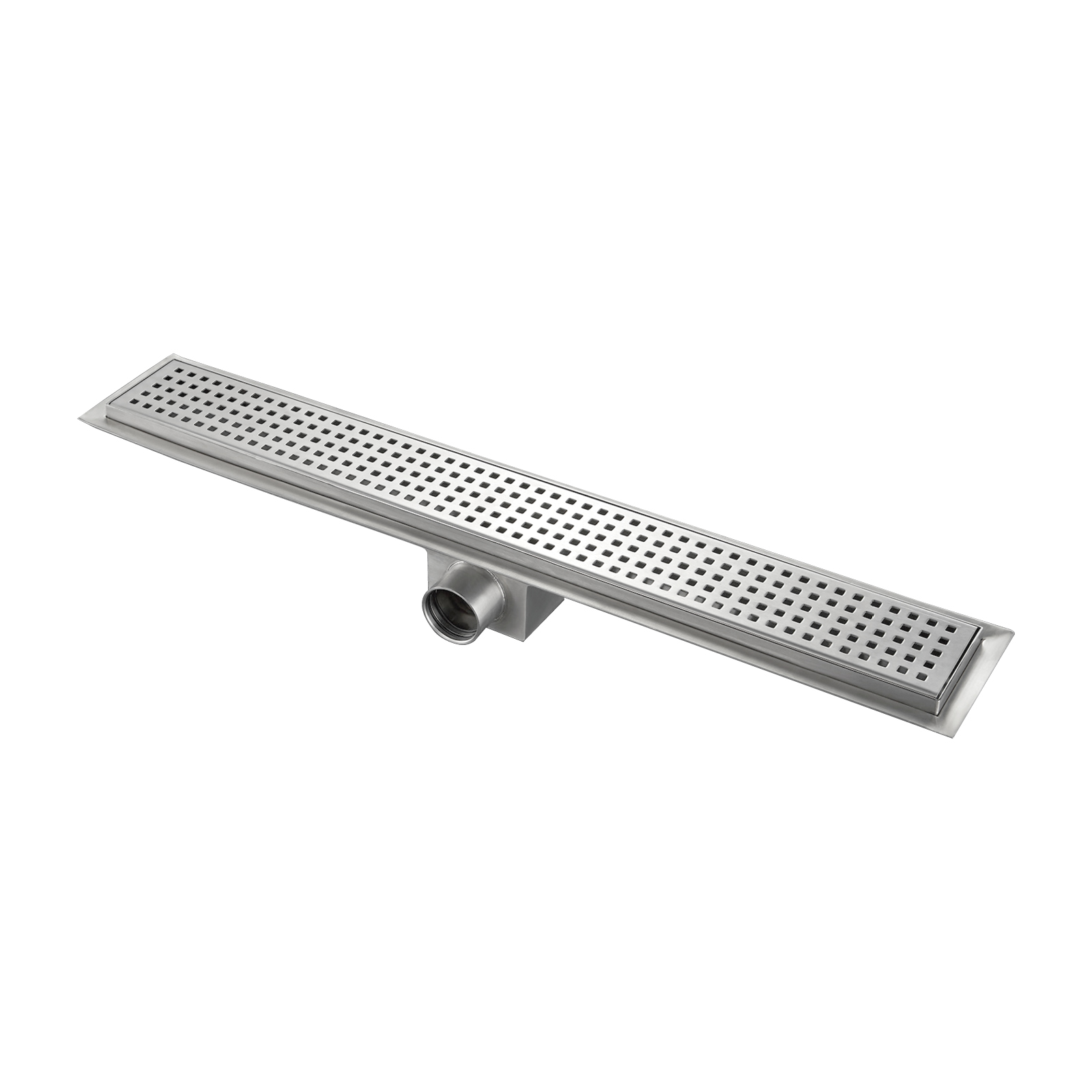 Caniveau de douche en acier inoxydable 80 x 10 cm — RUBICER