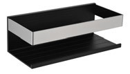 Tablette 22 × 10 × 7,5 cm — noir mat — RUBICER