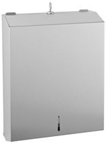 Distributeur de feuilles de papier — inox — RUBICER