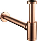 Siphon bouteille cylindrique — or rose brossé — RUBICER
