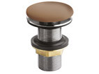 Bonde de lavabo à capot céramique — cappuccino mat — RUBICER