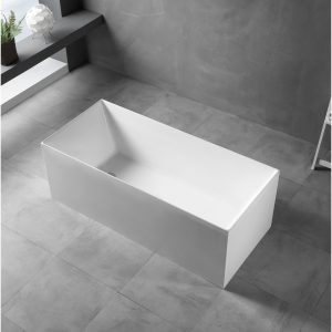 Baignoire Suite en Acrylique Blanc Brillant — RUBICER