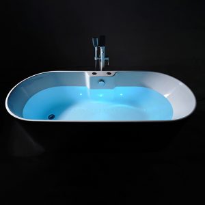 Baignoire Zen Whirlpool en acrylique blanc brillant — RUBICER – Image 2