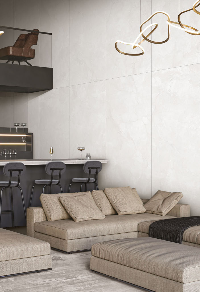 Ambiance fabricant — DoloStone — grande plaque Rubicer