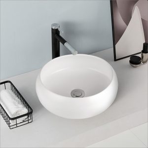 Lavabo rond en céramique - RS323 — RUBICER