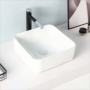 Lavabo rond en céramique - RS534 — RUBICER