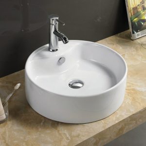 Lavabo rond blanc - RS7026 — RUBICER