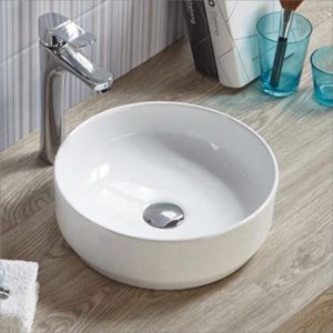 Lavabo rond blanc - RS7078D — RUBICER