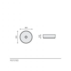 Lavabo rond blanc - RS7078D — RUBICER – Image 2