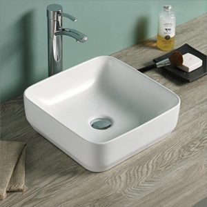 Lavabo carré blanc - RS7098MW — RUBICER