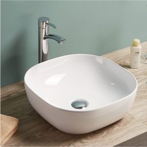 Lavabo carré blanc - RS78106 — RUBICER