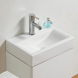 Lavabo rectangulaire blanc - RS9045C — RUBICER