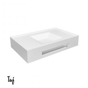 Lavabo en Solid Surface TAJ — RUBICER