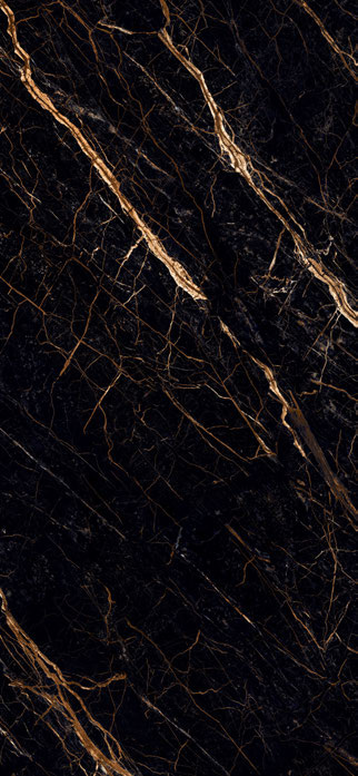 Magma Black — Poli — panneau A — visuel fabricant Rubicer, catalogue 2026