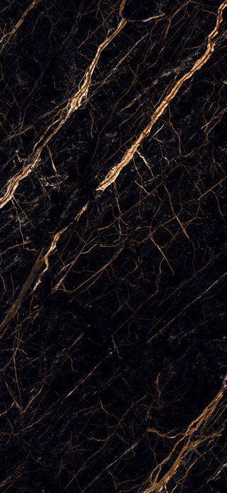 Magma Black — Poli — panneau B — visuel fabricant Rubicer, catalogue 2026
