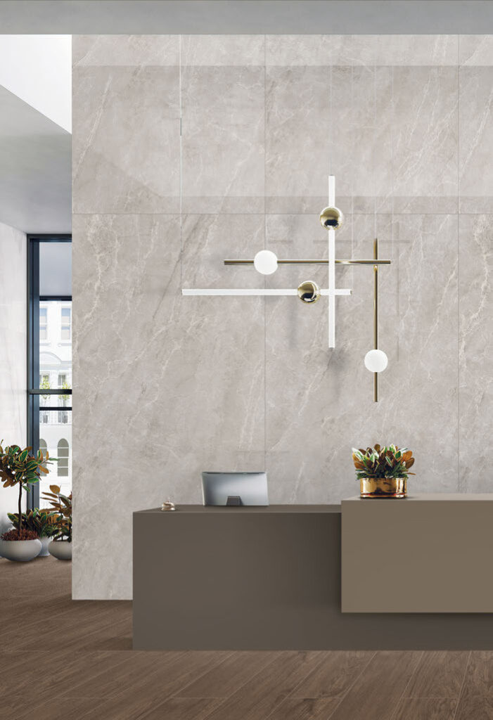 Ambiance fabricant — Palladium Grey — grande plaque Rubicer