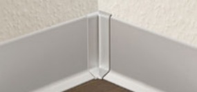 Accessoires de plinthe aluminium 6 cm — Rubicer