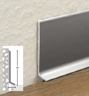 Plinthe aluminium 6 cm — Rubicer