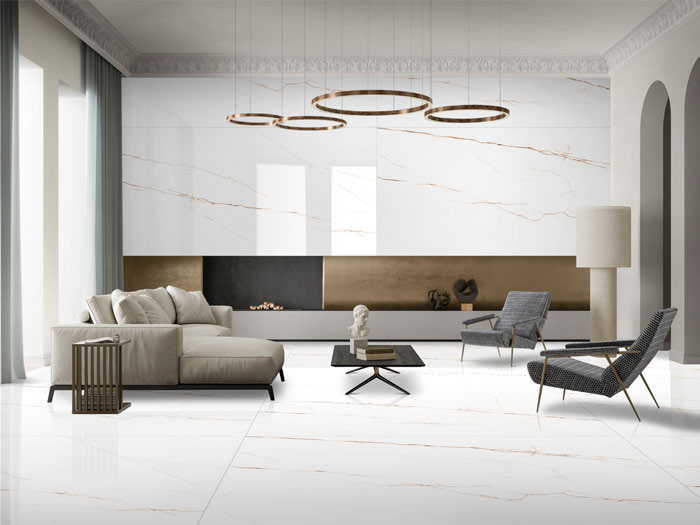 Ambiance fabricant — Magnum Tarsia White — carrelage Rubicer