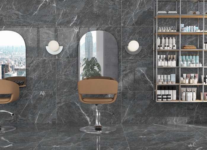 Ambiance fabricant — Jema Obscure — carrelage Rubicer