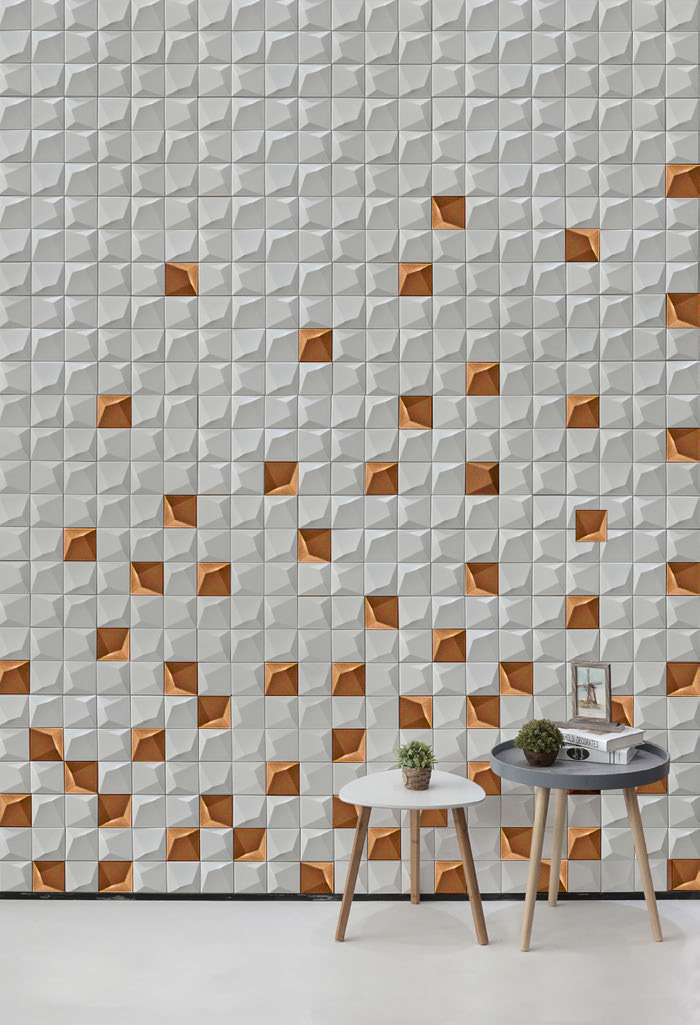 Ambiance fabricant — Porcelânico 3D — carrelage Rubicer