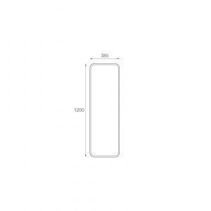 Miroir Sublime 38x120cm Gris — RUBICER – Image 2
